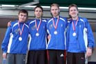 Leeds runners-up in the senior mens 2012 National Cross Country Relay Championships.